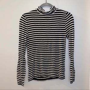 Black and white striped shirt